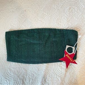 NWT Paperoc green glitter tube top size xl